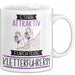 Kletterführerin Tasse Geschenk Becher Stark Attraktiv Furchtlos Kletterführerin Lustige Geschenkidee Weiß Trendation