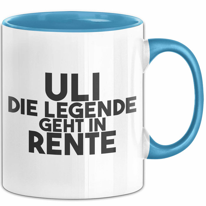Uli Tasse Uli – Die Legende Geht In Rente Geschenk