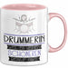 Drummerin Weil Es Keinen Schöneren Beruf Gibt Tasse Geschenk für Eine Drummerin Lustig Rosa Trendation