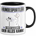 Hundesportler Tasse Geschenk für Hundesportler Der Mann Der Alles Kann Geschenkidee zum Geburtstag Schwarz Trendation