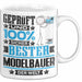 Modelbauer Geschenk Lustiger Spruch für Modelbauer Geschenkidee Bester Modelbauer Der Welt Weiß Trendation