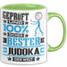 Judoka Geschenk Lustiger Spruch für Judoka Geschenkidee Bester Judoka Der Welt Grün Trendation