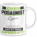 Posaunist Tasse Geschenk für Posaunist Geburtstag Lustiger Spruch Kaffee-Becher Was Ist Deine Superkraft Weiß Trendation