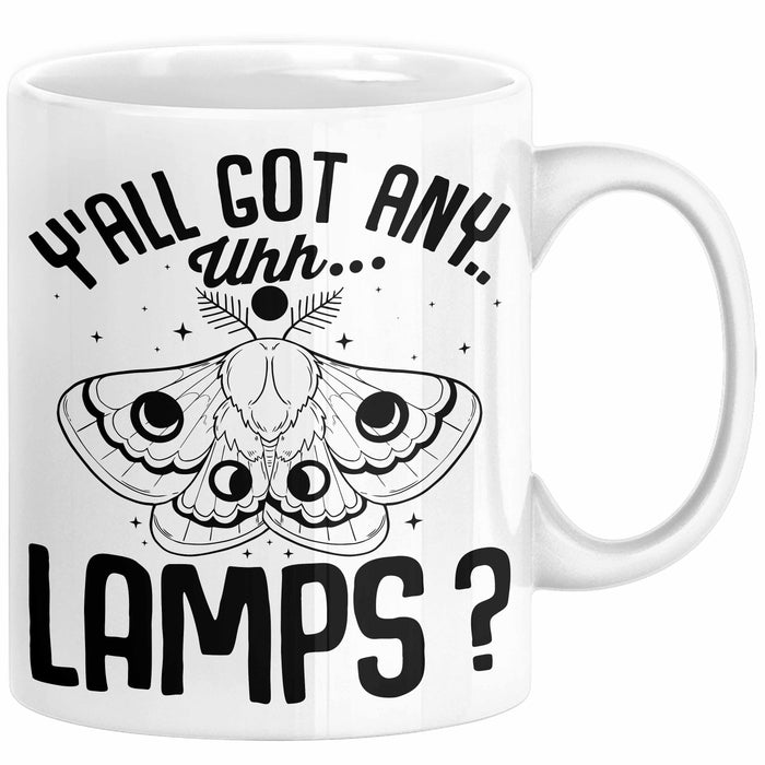 Dank Meme Tasse Geschenk Y'all Got Any Lamps Weiß Trendation