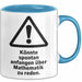 Mathematiklehrer Unterricht Tasse Geschenk Lustige Geschenkidee Spruch Könnte Spontan Anfangen Über Mathematik Zu Reden Blau Trendation