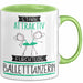 Balletttänzerin Tasse Geschenk Becher Stark Attraktiv Furchtlos Balletttänzerin Lustige Geschenkidee Grün Trendation
