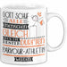 Parkour-Athletin Geschenk Becher Tasse Gott Schuf Alle Menschen Gleich Nur Die Besten Durfeten Parkour-Athletin Werden Geschenkidee Lustig Weiß Trendation