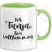 Tanja Tasse Ich Tanja, Bin Vollkommen Geschenk Grün Trendation