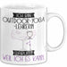 Outdoor-Yoga-Lehrerin Tasse Geschenk Ich Bin Outdoor-Yoga-Lehrerin Warum Weil Ich Es Kann Geschenkidee Geburtstag Weiß Trendation