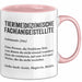 Tiermedizinischer Fachangestellter Wertschätzung Tasse Geschenk Lustige Geschenkidee Spruch Tiermedizinische Fachangestellte Rosa Trendation