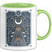 Tarotkartenleser Tasse Geschenkidee für mystische Sucher Grün Trendation