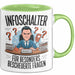Bürokollege Tasse Geschenkidee Auskunftsschalter Kollege Grün Trendation