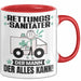 Rettungssanitäter Tasse Geschenk für Rettungssanitäter Der Mann Der Alles Kann Geschenkidee zum Geburtstag Rot Trendation