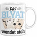 Poker Tasse Geschenk Das Blyat Wendet Sich Spruch Geschenkidee Weiß Trendation