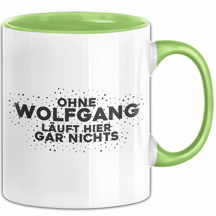 Wolfgang Tasse Ohne Wolfgang Laeuft Hier Gar Nichts Geschenk