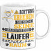 Läufer Geschenk Tasse Lustiger Spruch Erheben Sie Sich Der Läufer Betritt den Raum Weiß Trendation
