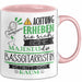 Bassgitarristin Tasse Geschenk Lustiger Spruch Bitte Erheben Sie Sich Seine Majestät Die Bassgitarristin Betritt Den Raum Rosa Trendation
