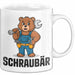 Auto Kfz Mechaniker Tasse Geschenk Lustige Geschenkidee Spruch Schraubar Weiß Trendation