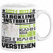 Slackline-Instruktor Geschenk Kaffee-Tasse Geschenkidee für Slackline-Instruktor Ich Bin Slackline-Instruktor Ich Kann Es Dir Erklären Jedoch Nicht Für Dich Verstehen Spruch Lustig Weiß Trendation