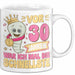 30. Geburtstag Tasse Geschenk Vor 30 Jahren War Ich Mal Die Schnellste Geschenkidee Frauen Mutter Oma Weiß Trendation
