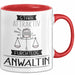 Anwältin Tasse Geschenk Becher Stark Attraktiv Furchtlos Anwältin Lustige Geschenkidee Rot Trendation