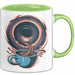 Weltraum Nerd Tasse Geschenkidee für Astronomie Fans Grün Trendation