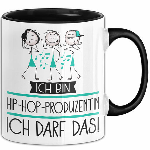 Geschenk für Hip-Hop-Produzentin Tasse Lustige Geschenkidee Geburtstag Ich Bin Hip-Hop-Produzentin Ich Darf Das Trendation