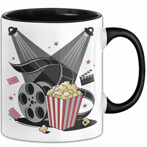 Filmfan Tasse Geschenkidee für Kinoliebhaber Lustiger Spruch Trendation