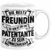 Patentante Geschenk Tasse Spruch Geschenkidee Beste Patentante Zu Sein Ist Unbezahlbar Kaffee-Becher Weiß Trendation