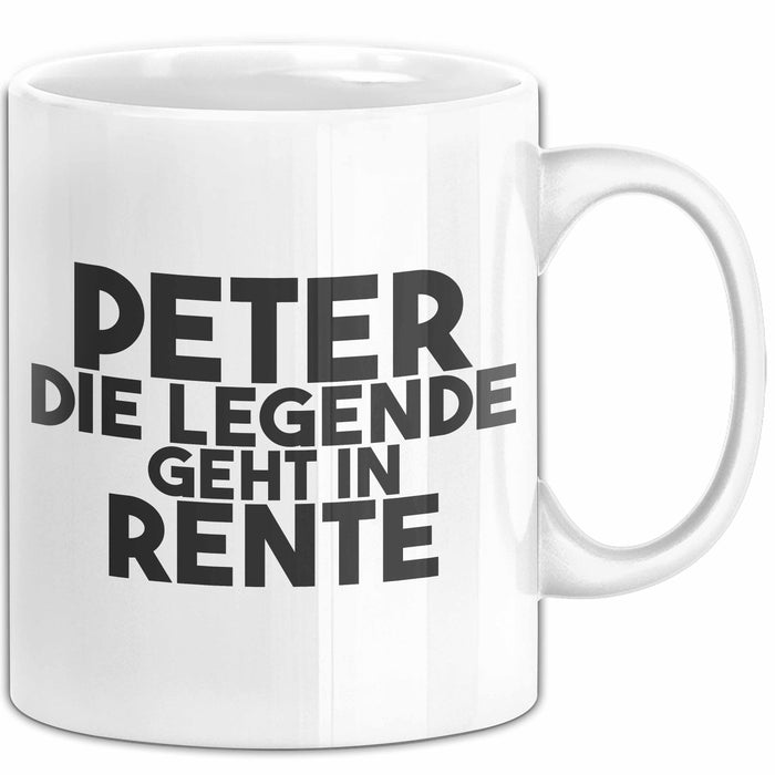 Peter Tasse Peter – Die Legende Geht In Rente Geschenk