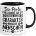 Hundebesitzer Tasse Geschenk Hunde Tasse Mit Spruch Pfote Eines Hundes Ist Oft Sauberer Als Der Charakter Mancher Menschen Trendation