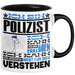 Polizist Geschenk Tasse Geschenkidee für Polizist Geburtstag Lustiger Spruch Ich Bin Polizist Ich Kann Es Dir Erklären Aber Nicht Für Dich Verstehen Schwarz Trendation