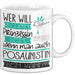 Posaunistin Tasse Geschenk Spruch Wer Will Schon Prinzessin Sein Wenn Man Auch Posaunistin Sein Kann Weiß Trendation