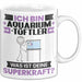 Aquarium-Tüftler Tasse Geschenk für Aquarium-Tüftler Geburtstag Lustiger Spruch Kaffee-Becher Was Ist Deine Superkraft Weiß Trendation