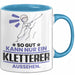 Kletterer Geschenk Tasse So Gut Kann Nur Ein Kletterer Aussehen Geschenkidee Kaffee-Becher Blau Trendation
