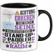 Stand-Up-Paddler Geschenk Tasse Lustiger Spruch Erheben Sie Sich Der Stand-Up-Paddler Betritt den Raum Schwarz Trendation