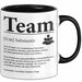 Büroarbeit Kollege Tasse Geschenk Lustige Geschenkidee Spruch Team Definition Trendation