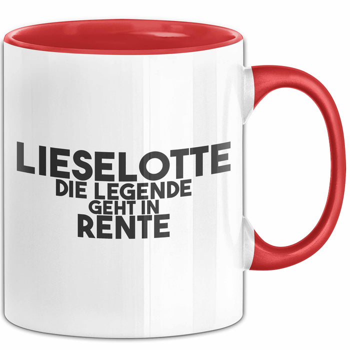 Lieselotte Tasse Lieselotte – Die Legende Geht In Rente Geschenk