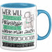 Katzenpsychologin Tasse Geschenk Spruch Wer Will Schon Prinzessin Sein Wenn Man Auch Katzenpsychologin Sein Kann Blau Trendation
