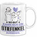 Stiefenkel Geschenk Tasse So Gut Kann Nur Ein Stiefenkel Aussehen Geschenkidee Kaffee-Becher Weiß Trendation
