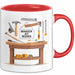 Handwerker Tasse Geschenk Lustige Geschenkidee Spruch Für Macher Rot Trendation