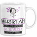 Musikfan Weil Es Keinen Schöneren Beruf Gibt Tasse Geschenk für Eine Musikfan Lustig Weiß Trendation