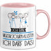 Geschenk für Musikjournalistin Tasse Lustige Geschenkidee Geburtstag Ich Bin Musikjournalistin Ich Darf Das Rosa Trendation