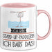 Geschenk für Stand-Up-Paddlerin Tasse Lustige Geschenkidee Geburtstag Ich Bin Stand-Up-Paddlerin Ich Darf Das Rosa Trendation
