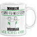 Kung-Fu-Meisterin Tasse Geschenk Ich Bin Kung-Fu-Meisterin Warum Weil Ich Es Kann Geschenkidee Geburtstag Weiß Trendation