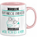 Rhythmische Gymnastin Tasse Geschenk Ich Bin Rhythmische Gymnastin Warum Weil Ich Es Kann Geschenkidee Geburtstag Rosa Trendation