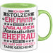 Lustige Tasse Geschenk Stolzer Ehemann Fantastischer Ehefrau Spruch Grün Trendation