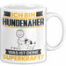 Hundenäher Tasse Geschenk für Hundenäher Geburtstag Lustiger Spruch Kaffee-Becher Was Ist Deine Superkraft Weiß Trendation