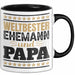 Lustige Tasse Geschenk Weltbester Ehemann Und Papa Becher Schwarz Trendation