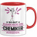 Chemiker Geschenk Tasse So Gut Kann Nur Ein Chemiker Aussehen Geschenkidee Kaffee-Becher Rot Trendation